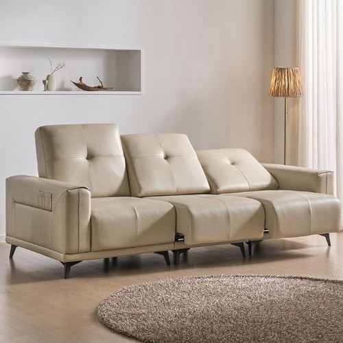 파로마 더플랫 무빙 모션 슬라이딩 에코레더 소파 4인용