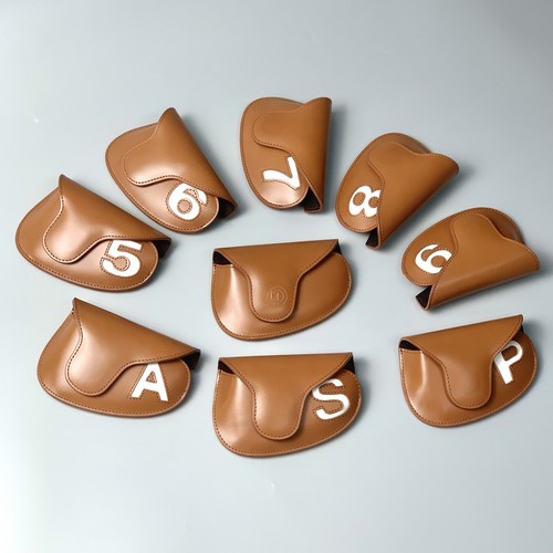 머롯  최고급 프리미엄 소가죽 뚜껑형 아이언커버