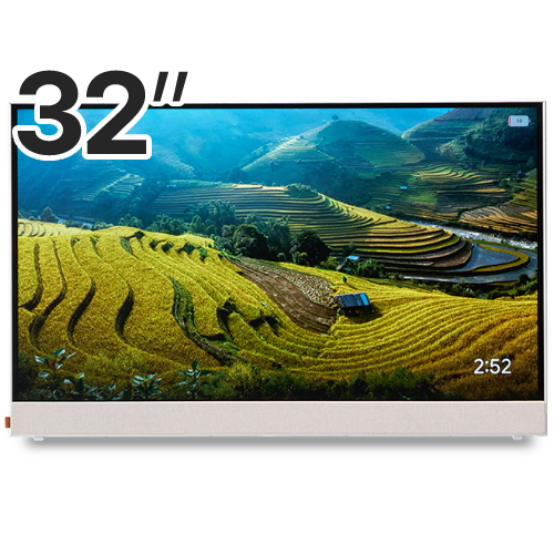 더함 치크 32인치 QLED 구글5.0 포터블 휴대용 무선 스마트TV
