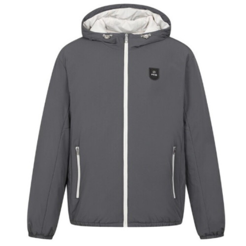 핑 솔리드 후드 패딩 점퍼 111E3JP281_GY