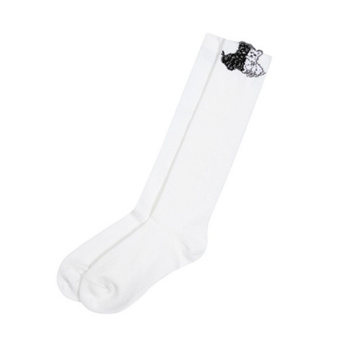 블랙앤화이트  피콧 테리어 니삭스 8005LXSC_WHITE