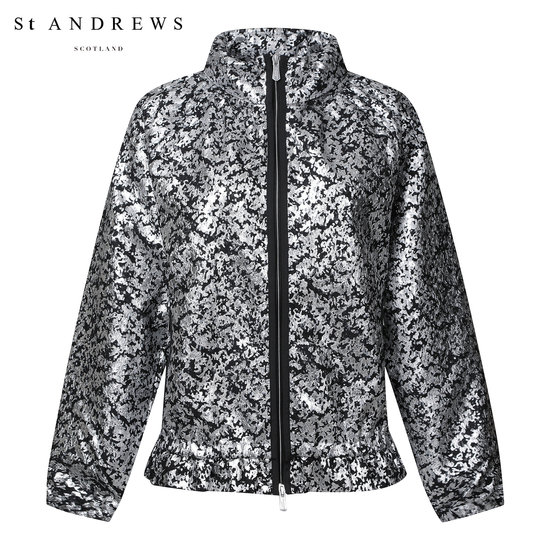 세인트앤드류스 레이스 프린트 블루종 점퍼 821B2JS251_SV