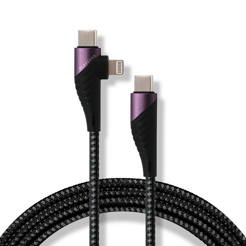 포트리스  PD 2in1 65W 멀티 케이블 PG-CC8