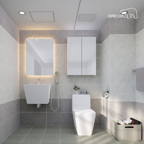 대림바스  코코카페 LED사각거울+거울장 안방욕실