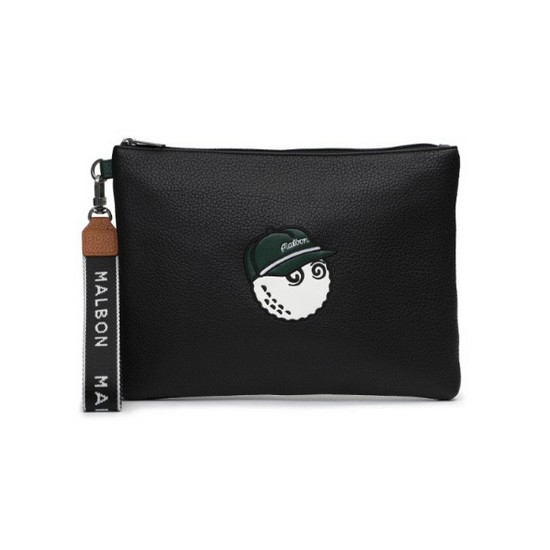 말본골프  컬러 배색 클러치 M5343PBG65BLK