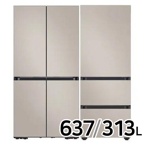 삼성전자 비스포크 키친핏 Max RM70F64R1G + 키친핏 에센셜 RQ33DB74C1AP (베이지)