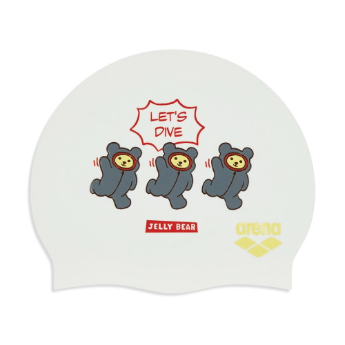 아레나  젤리베어 다이브 실리콘수모 A5AC1AC86WHT