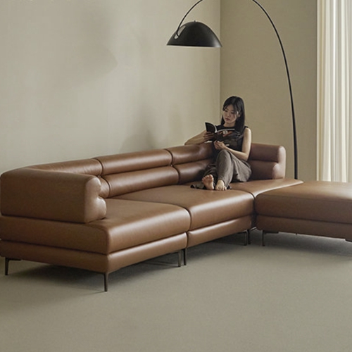 휴도 시간의 동백 모듈형 천연가죽 소파 4인용