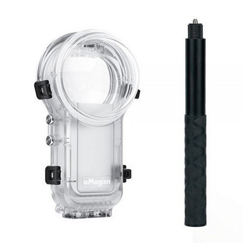 오토케  AC-X095 인스타360 X5용 방수 하우징 + AC7120 셀피스틱