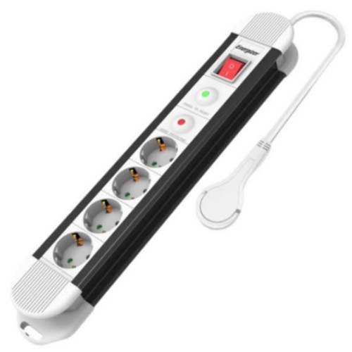 에너자이저  4구 16A 메인스위치 서지보호 멀티탭
