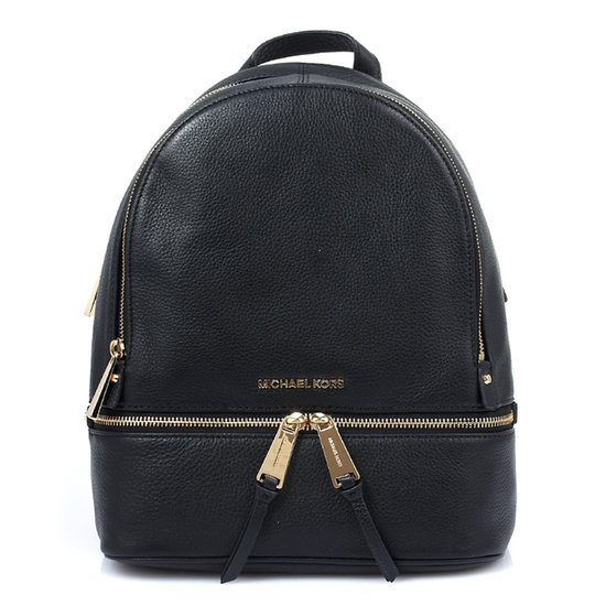 마이클코어스 레아 지퍼 마이클 텍스쳐 레더 백팩_30S5GEZB1L 001