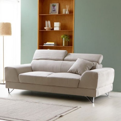 베스트리빙 볼튼 무빙헤드 아쿠아텍스 패브릭 소파 3인용