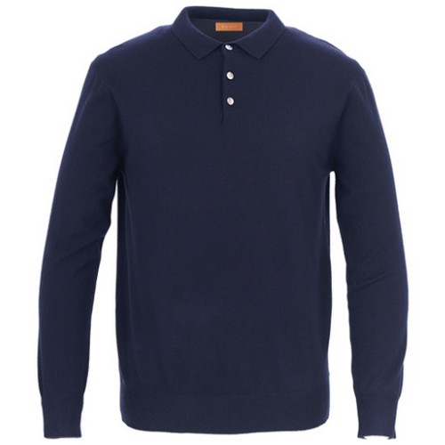 김영주골프  소프트 버튼 카라 스웨터 베이직 골프 니트 DPFMNT34