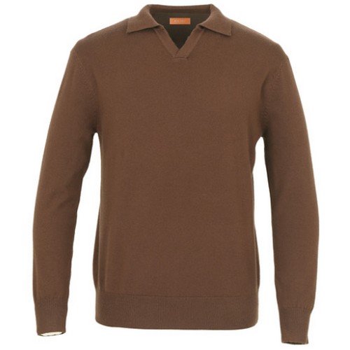 김영주골프  오픈 캐시 카라 스웨터 심플 골프 니트 DPFMNT33