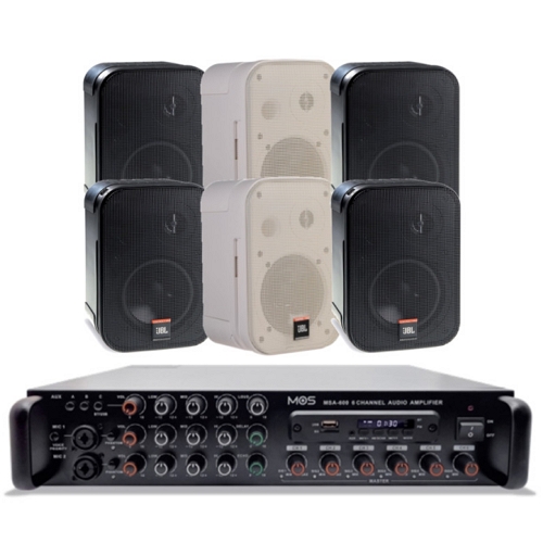 모스  MSA-600 + JBL Control 1 Pro