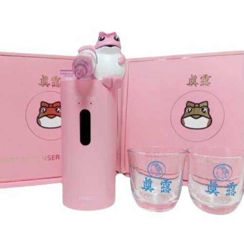 하이트진로  두꺼비 소주 디스펜서 글라스 기프트 세트