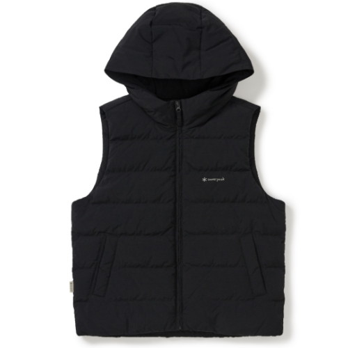 스노우피크  랜드 후드 경량 다운 베스트 S25WWGDV63BK