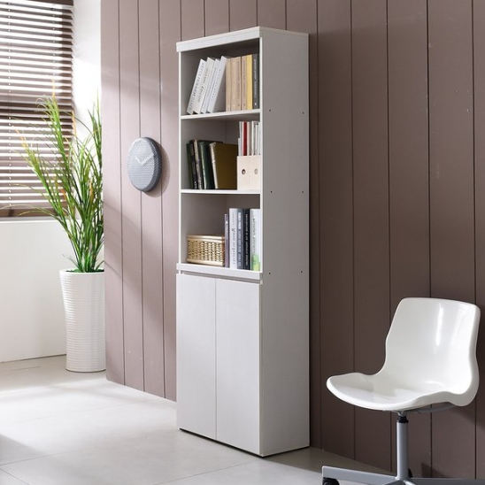 우아미가구 라채린 5단 LPM 수납 책장 600