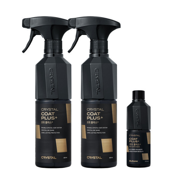 불스원  뉴 크리스탈 코트 플러스 유리막코팅제 500ml + 500ml + 리필 150ml