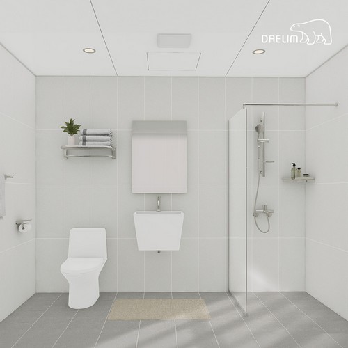 대림바스  데일리 라이트그레이 거실욕실