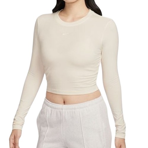 나이키 NSW 칠 니트 슬림 긴팔 크롭 탑 HF5323-110
