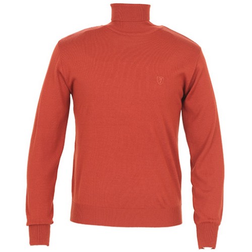 김영주골프  터틀넥 자수 국내 고급 조직감 울 폴라넥 골프 니트 스웨터 DPFMNT03