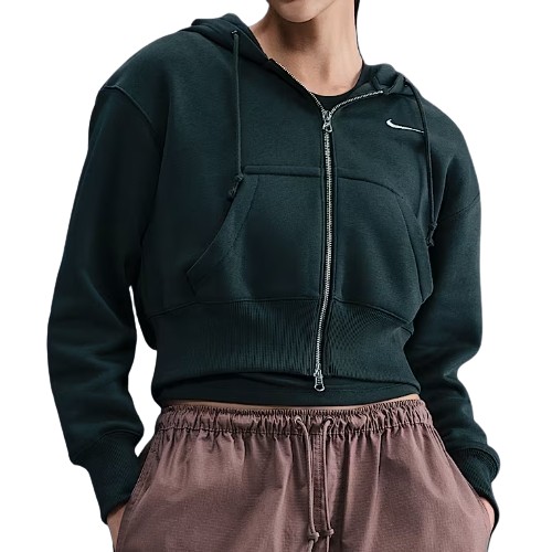 나이키  피닉스 플리스 여성 루즈 풀집 크롭 후디 HV2427-390