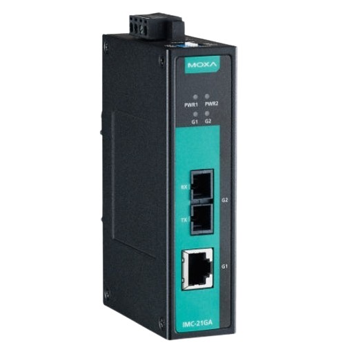 MOXA  IMC-21GA-SX-SC-T 이더넷 광 컨버터
