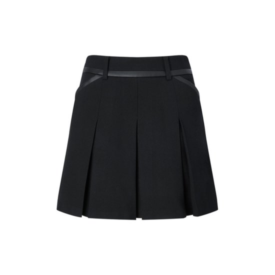 LF 헤지스골프 에센셜 윈터 플리츠 스커트 HWSK5D701BK