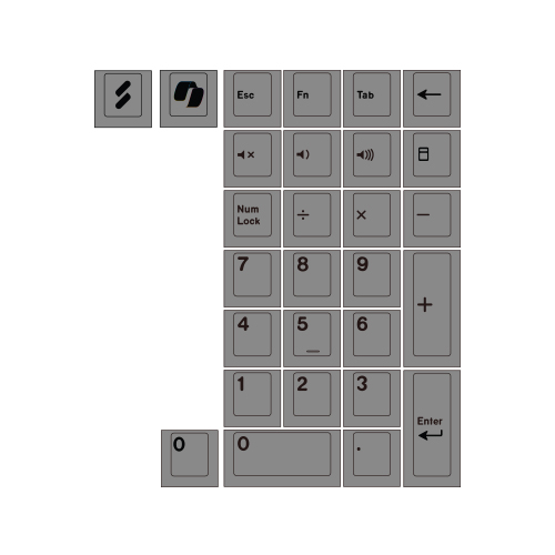 SPM  Soulcat 고함량 PBT 염료승화 키캡 28키 애드온킷 BOG