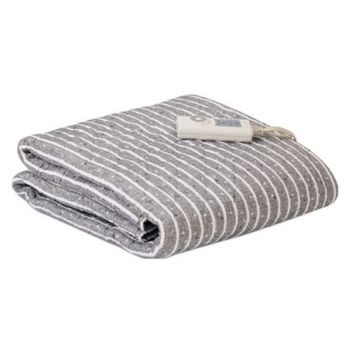 한일의료기  슬리브 그레이 스트라이프 탄소 전기요 HL