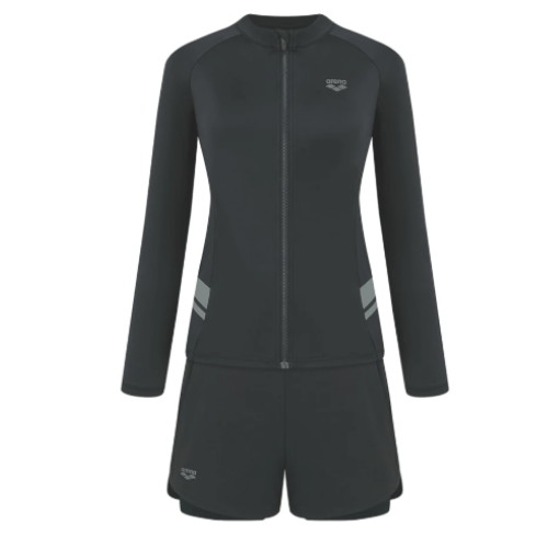 아레나  에센스 레귤러핏 래쉬가드 3PCS 세트 A5BL1PS06BLK