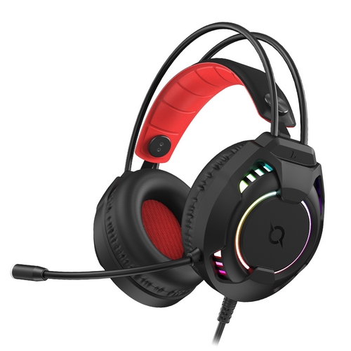 COX  V800 가상 7.1 ENC RGB 진동 게이밍 헤드셋