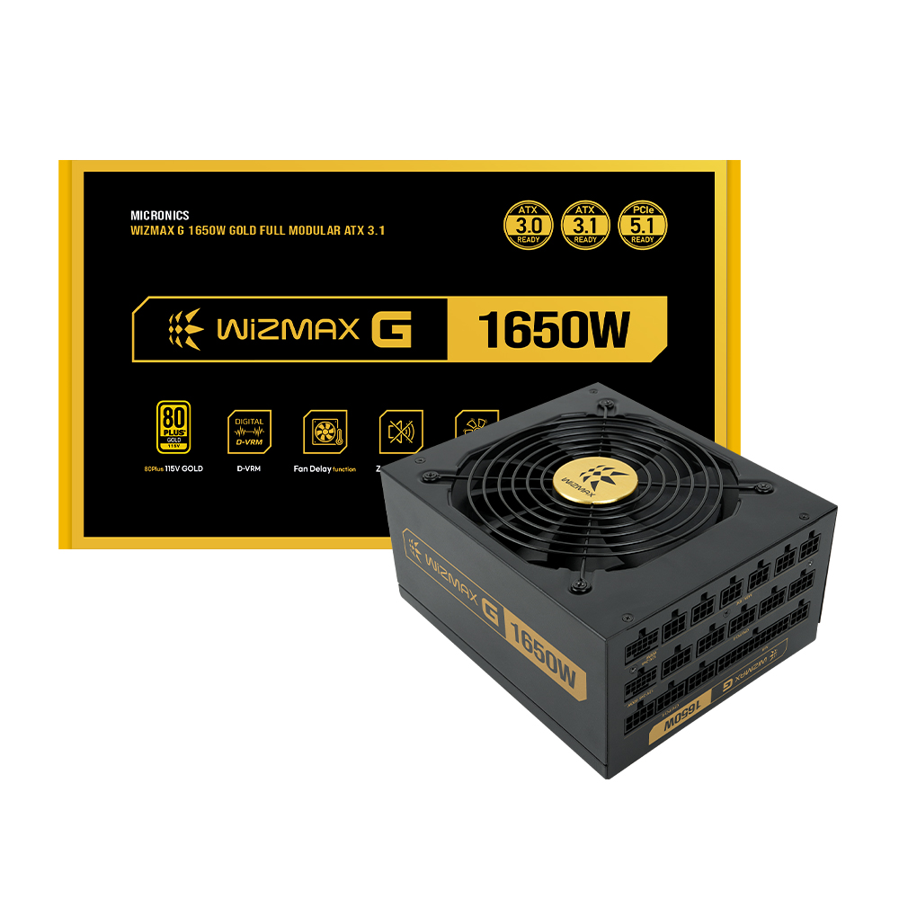 마이크로닉스 WIZMAX G-1650W 80PLUS골드 ATX3.1