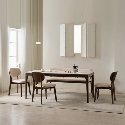 삼익가구 시에나 와이드 포세린 통세라믹 원목 식탁 1800