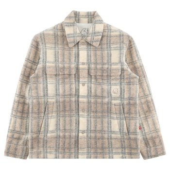 노르디스크  유로 WOOL 체크 패딩 셔츠 OMW25404E2