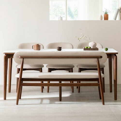 장인가구 해롤드 다이닝 포세린 세라믹 식탁 1800