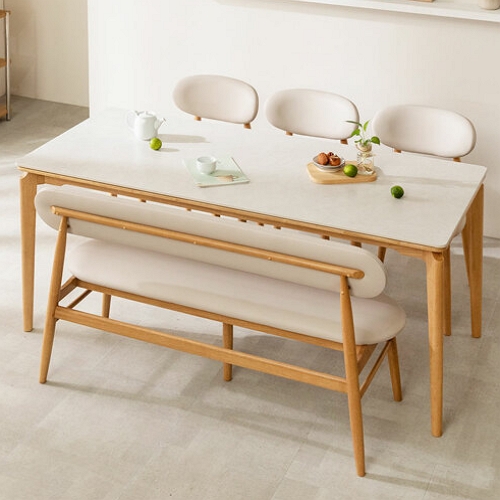 장인가구 해롤드 다이닝 포세린 세라믹 식탁 1400