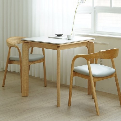 라자가구 에이든 SE0 포세린 세라믹 원목 식탁 800