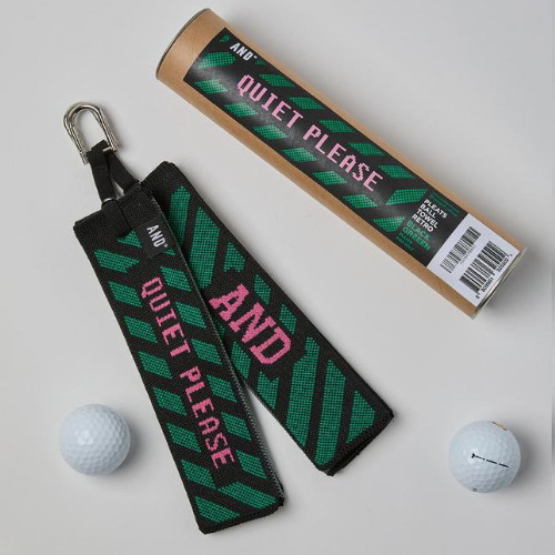 마크앤로나  플리츠 볼 타월 레트로 블랙 그린