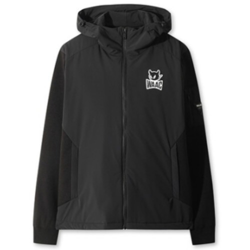 WAAC  니트 하이브리드 후디 자켓 WMWAW25702BKX