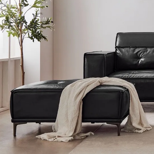 동서가구 브루클린 가죽 스툴