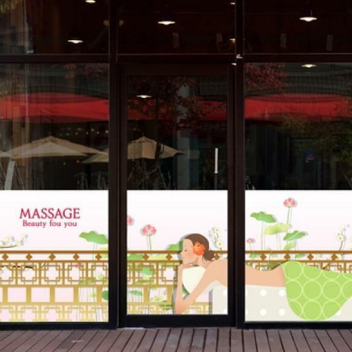 낭만창고  뮤럴실사 시트지 마사지받기 좋은날 nang266