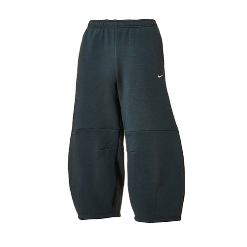 나이키  피닉스 플리스 루즈 핏 미드라이즈 배럴 팬츠 IM7475-390