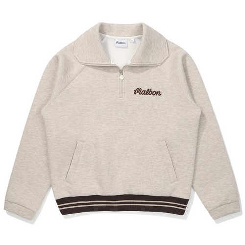 말본골프 에어리 반집업 맨투맨 티셔츠 M5322PFS11OTM