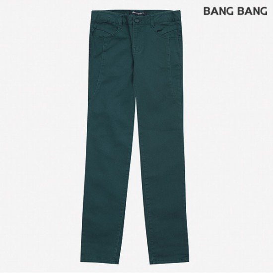 뱅뱅 여성 포켓 절개 포인트 스판 팬츠 YPD225