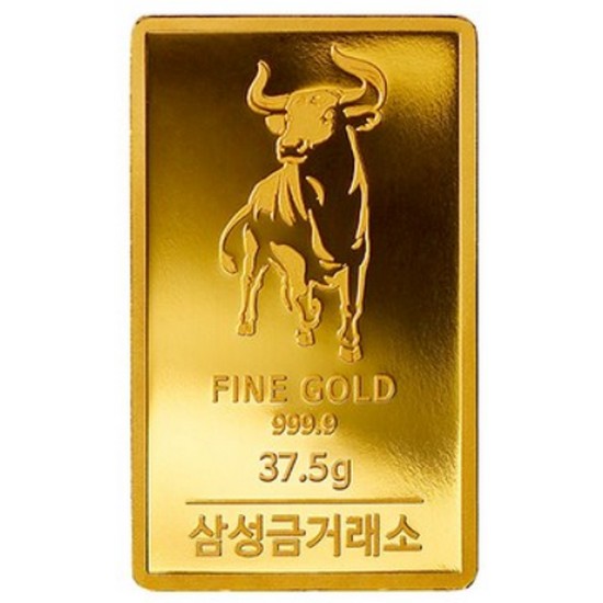 삼성금거래소  황금 소 골드바 37.5g