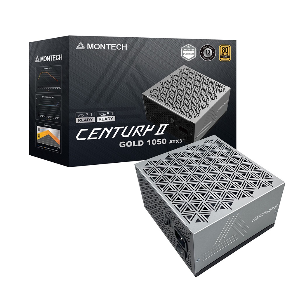 MONTECH  CENTURY II 1050 80PLUS골드 풀모듈러 ATX3.1