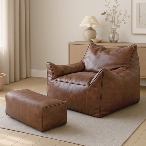 빈티지 대형 푹신한 빈백 1인용