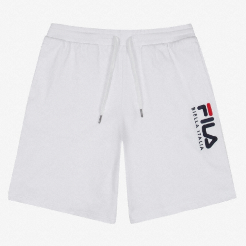 휠라 레귤러핏 BIELLA ITALIA 로고 쇼츠 FS2TRB2102X